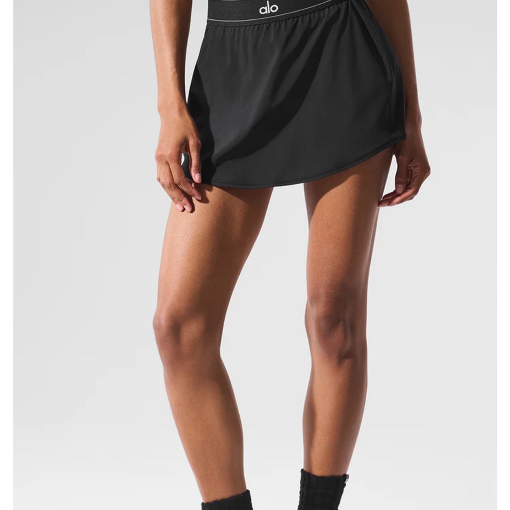 Alo Black Tennis Skirt